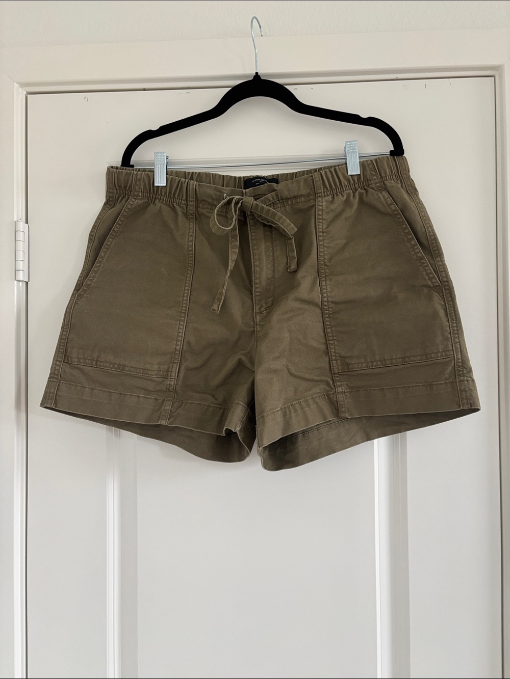 Banana Republic Olive Drawstring Utility Cargo Shorts